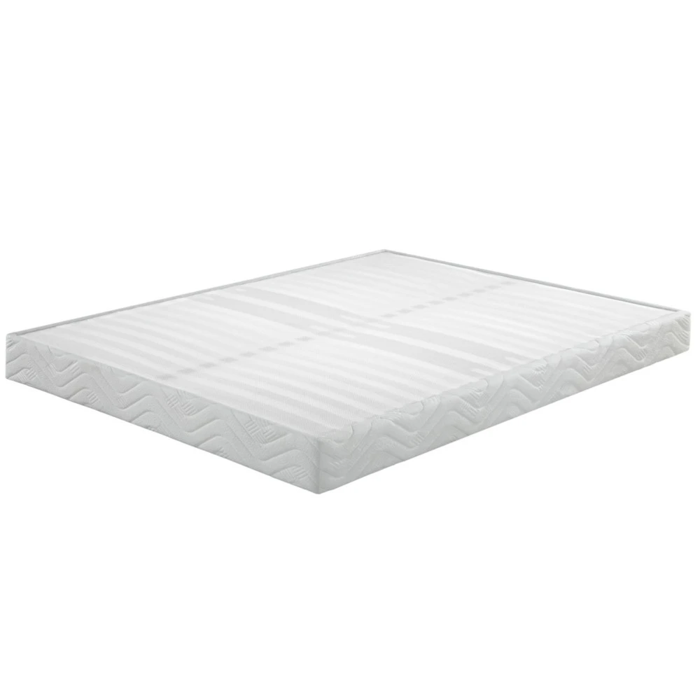 Sommier tapissier 140x190 Omega blanc 2x16 lattes