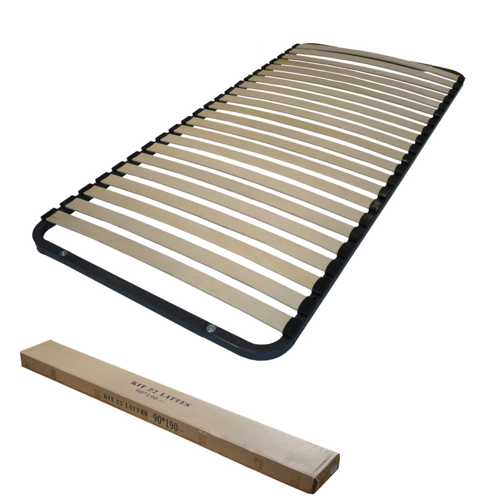 Sommier démonté 90x190 Kit 22 lattes