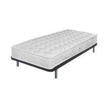 Sommier démonté+matelas+pieds 90x190