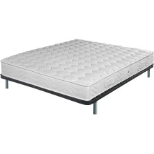Sommier démonté+matelas+pieds 140x190
