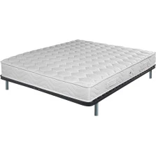 Sommier démonté+matelas+pieds 160x200