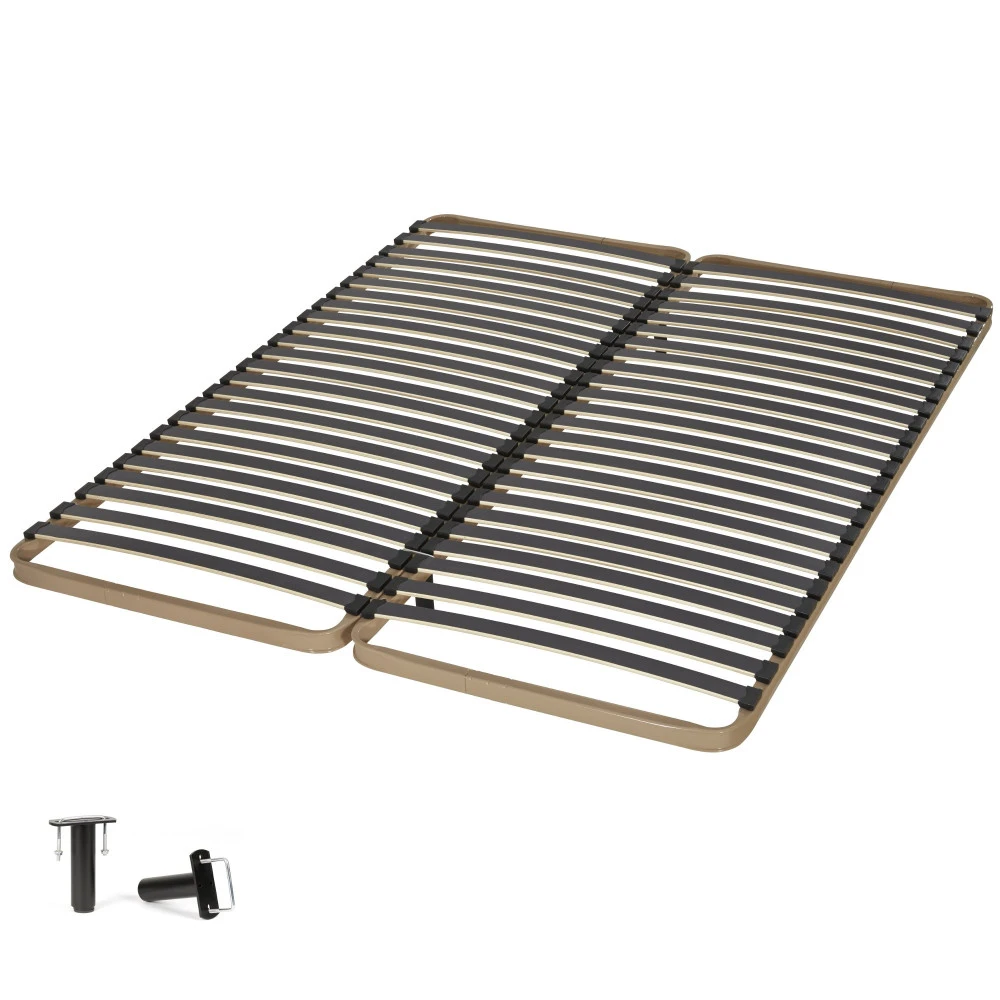 Sommier 90+90x200 C224 2x24 lattes