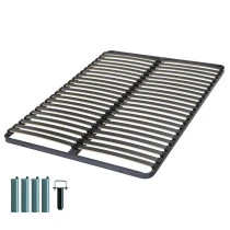 Sommier + jeu de pieds 140x190 C221 2x21 lattes