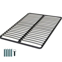 Sommier + jeu de pieds 140x190 C221 2x20 lattes