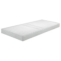 Sommier tapissier 80x200 Omega blanc 17 lattes