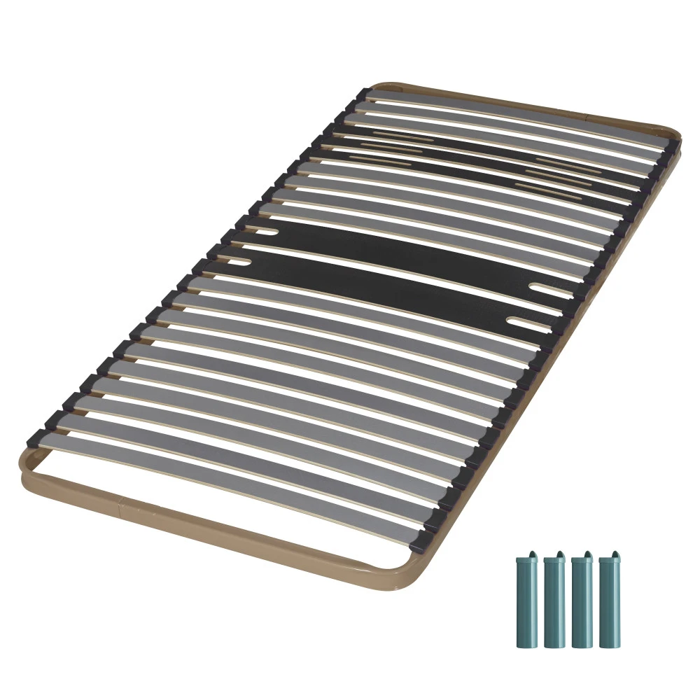 Sommier + pieds 90x190 22 lattes C322