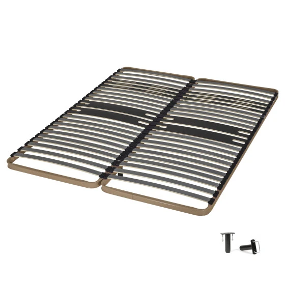 sommier a lattes 2x90x200 cm