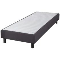 Sommier + jeu de pieds 90x190 Newkit Anthracite