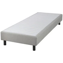 Sommier + jeu de pieds 90x190 Newkit Lin