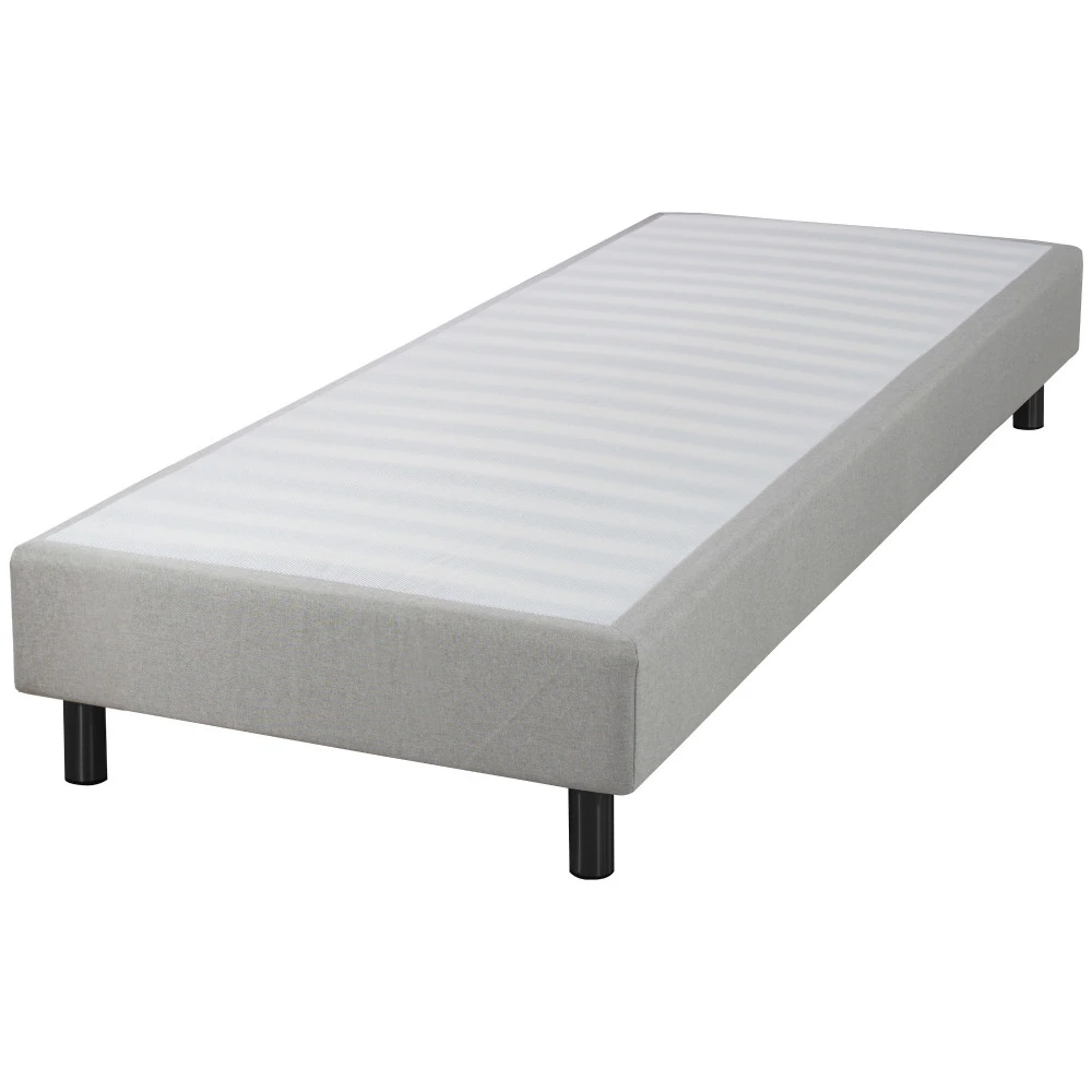 Sommier + jeu de pieds 90x190 Newkit Lin